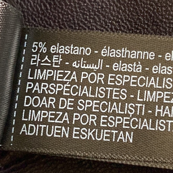 NWT. Massimo Dutti Navy Blue Nappa Leather Trousers. Size M. - Picture 10 of 11